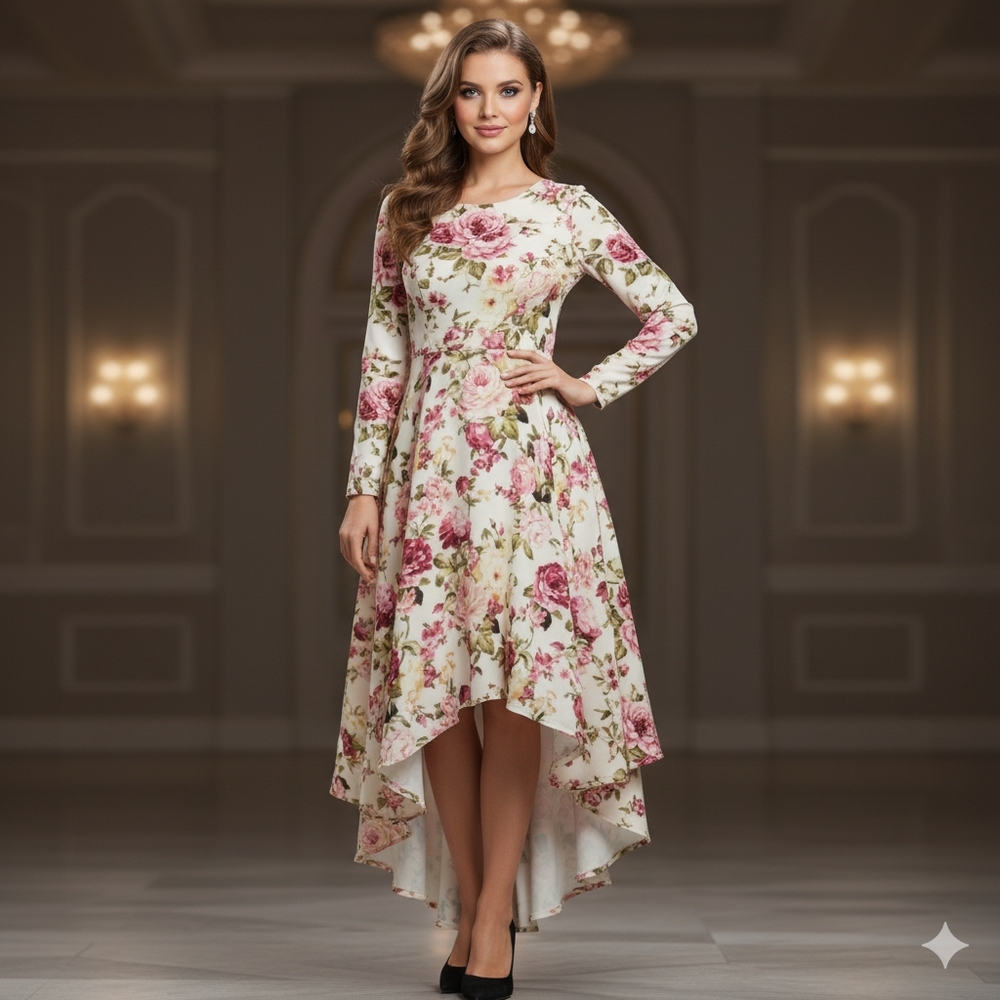NWT Floral Dress - Picture 1 of 10